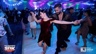Panagiotis Aglamisis & Nathalia Raigosa ~ salsa social dancing @ San Francisco SBK Congress 2023