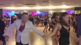 SHANI TALMOR & BILL ROJAS SALSA DANCE AT UNIFIED ON2 ANNIVERSARY 2017