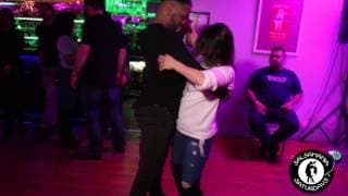 Antonio Doza & Shani Talmor social dancing at Salsamania Saturdays