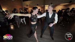 Artem Morozov and Olesya Petrova Salsa Dancing at Moscow MamboMania weekend, Saturday 27.10.2018