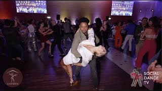 Falco Benalcázar & Alina Vakhner - social dancing @ Live 2 Mambo Budapest 2024