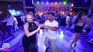 Martina Gojkošek & Martina Gojkosek - social dancing @ Croatian Summer Salsa Festival 2023