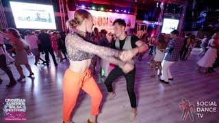 Fernando Lasso & Kelsey Burns - social dancing @ Croatian Summer Salsa Festival 2019