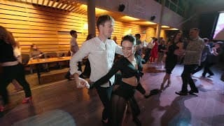 Olesya Petrova and Girts - social dancing @ Mambolove