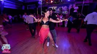 Elena Badzym & Elena Badzym - social dancing @ Croatian Summer Salsa Festival 2022