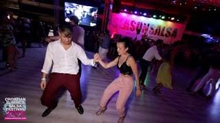 Antonio Berardi & Lady - social dancing @ Croatian Summer Salsa Festival 2019