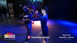 Srini Varadharajan and Olesya Petrova Salsa Dancing at 2nd Moscow MamboMania weekend, Sat 09.03.2019