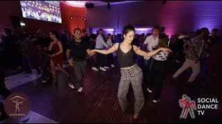 Ouissam Gouni & Lea Van Accoleyen - social dancing @ Live 2 Mambo Budapest 2024