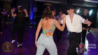 Dio Panagiotatos & Sophia Safran - social dancing @ Back 2 Mambo @ Prague 2022