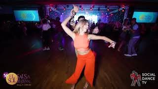 Edyta Czagowiec & Edyta Czagowiec - social dancing @ El Sol Warsaw Salsa Festival 2021