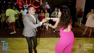 Adolfo Indacochea & Keila Soto Villanueva - social dancing @ Tampa Salsa \u0026 Bachata Festival 2019
