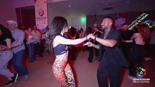 Esteban Vg & Cvetelina - social dancing @ World Stars Salsa Festival 2019