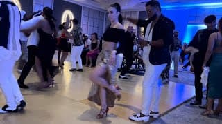Alex Flavor and Jessica Szota Dancing Salsa at the DC Capital Congress 2023