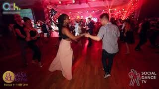 Noémie La Tomasa & Noemie La Tomasa - social dancing @ El Sol Warsaw Salsa Festival 2018