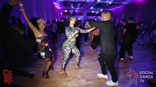 Ernesto Bulnes & Briana Harrison - social dancing @ Chicago Salsa \u0026 Bachata Festival 2021