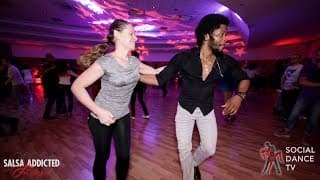 Terry SalsAlianza & Annabelle Judd - social dancing @ Salsa Addicted Festival 2019