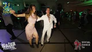Johnny Vasquez & Letizia Volpi - social dancing @ Salsa On Tour Festival 2023